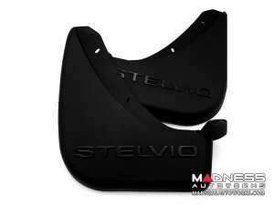 Alfa Romeo Stelvio Splash Guards - Rear - Non QV Models